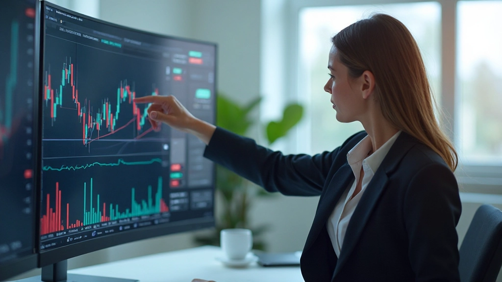 Candlestick-Muster auf Finanzdiagramm zeigen verschiedene Kerzenformationen