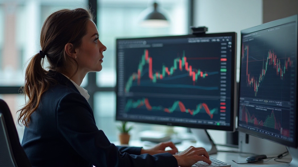 Finanzanalyst überprüft erweiterte Chartanalyse mit Trailing Stop-Strategien und ATR-Indikatoren