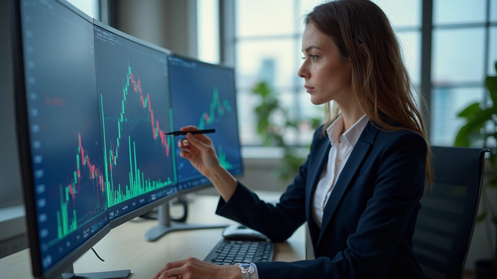 Trendanalyse mit aufsteigenden und absteigenden Trendlinien auf langfristigen Marktcharts