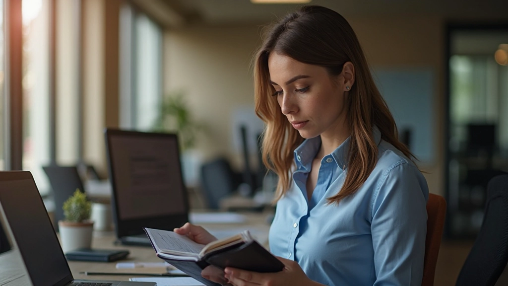 Erfolgreicher Trader reflektiert über Trade-Journal-Einträge