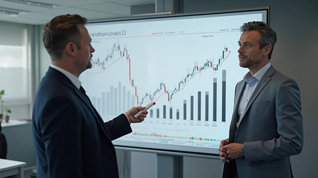 Trendlinien und Markttrends auf professionellem Trading-Dashboard