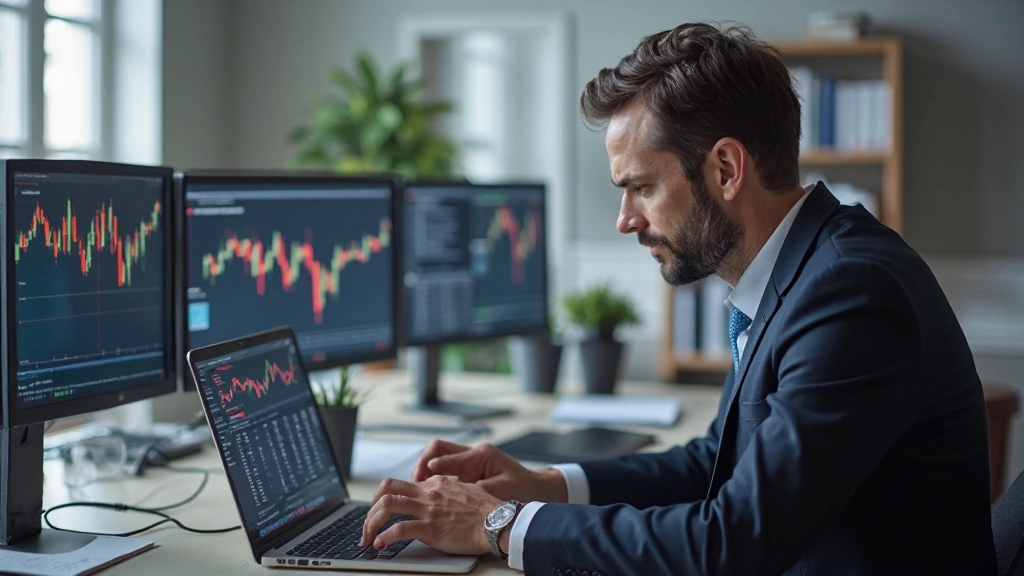 Detaillierte Handelsstation mit Echtzeit-Kurscharts und Technische-Analyse-Tools