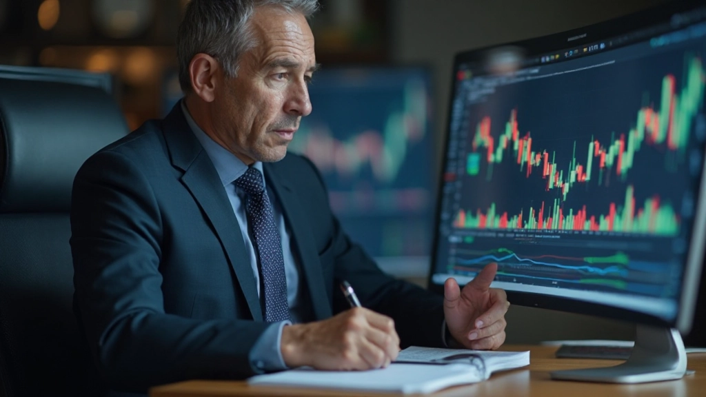 Trendanalyse mit aufsteigenden Linien und Unterstützungs-Widerstands-Niveaus