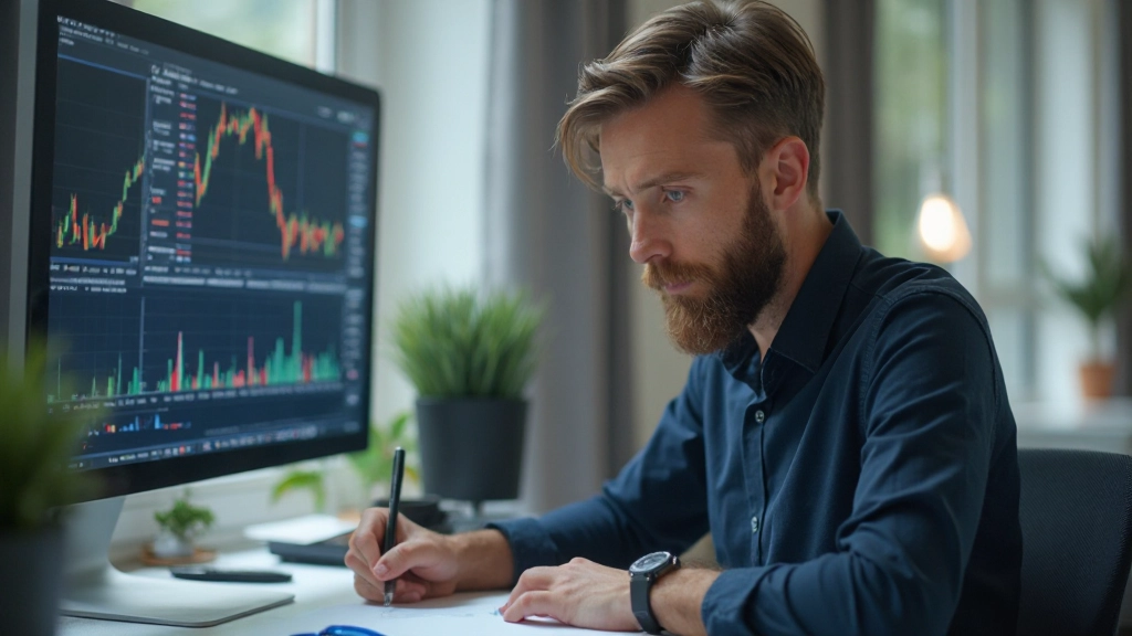 Swing-Trader analysiert mehrere Tages-Charts zur Strategieentwicklung