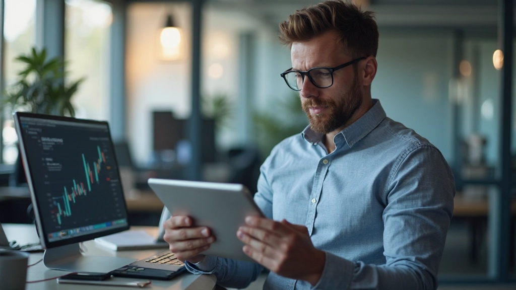 Technische Analysetools mit Trendlinien, Unterstützungs- und Widerstandsniveaus auf Candlestick-Charts