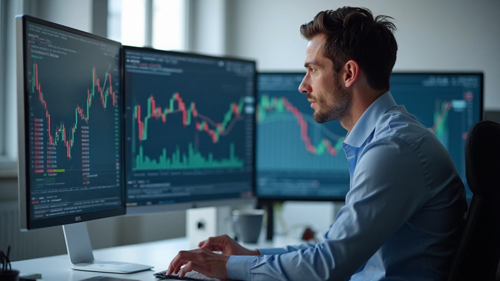Technisches Diagramm mit RSI-Indikator und Überverkauft-Signalen