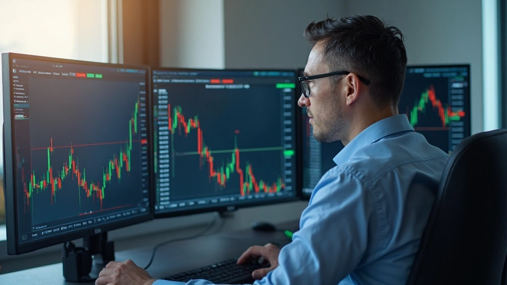 MACD-Indikator auf Finanzcharts mit Handelssignalen angezeigt