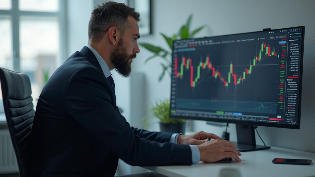 Aufwärtstrend auf einem Finanz-Chart mit mehreren Höchstständen und steigenden Linien